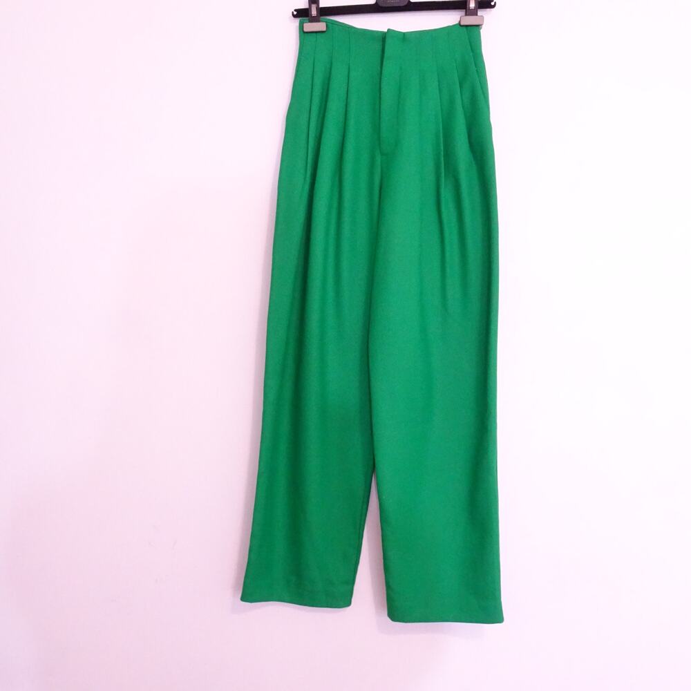 the femm Women's IVY Wool Drop Waist Wide Leg Pants XS NWT 348 IRRG